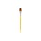 Creative Inspirations Dura-Handle Flat Short Handle Paint Brush - Solid Resin Handle, Synthetic Taklon Paint Brushes, Flat Brush for Oils, Acrylics, Watercolors - Handles Will Not Chip or Crack